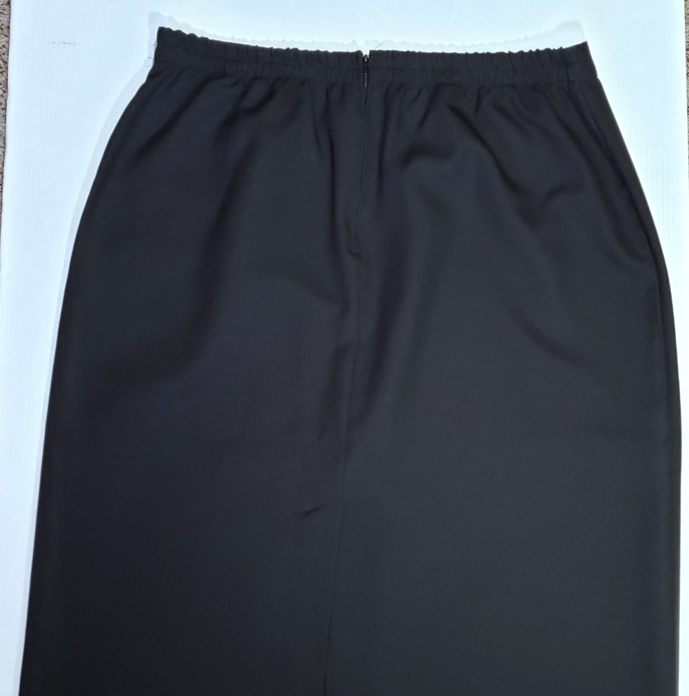 Vintage Black Maxi Pencil Skirt  18/20 - Picture 4 of 6